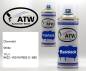 Preview: Chevrolet, White, 11U / 9422 / W010-P802-0 / 865: 400ml Sprühdose + 400ml Klarlack - Set, von ATW Autoteile West.